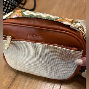 BOSTANTEN Women Vegan Leather Shoulder Handbags with Wide Strap Crossbody Bag